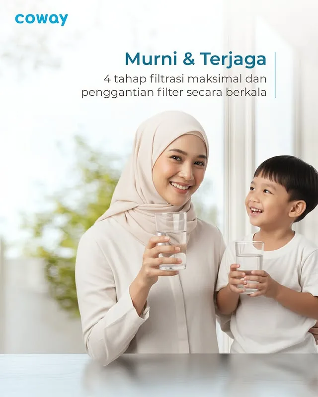 jual water purifier jakarta timur — keluarga sehat dengan air bersih dari Water Purifier Coway